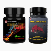 VitalXPark Smelling Salts Pack of 2 – 1 OZ Mint + 2.0 OZ Natural Bull