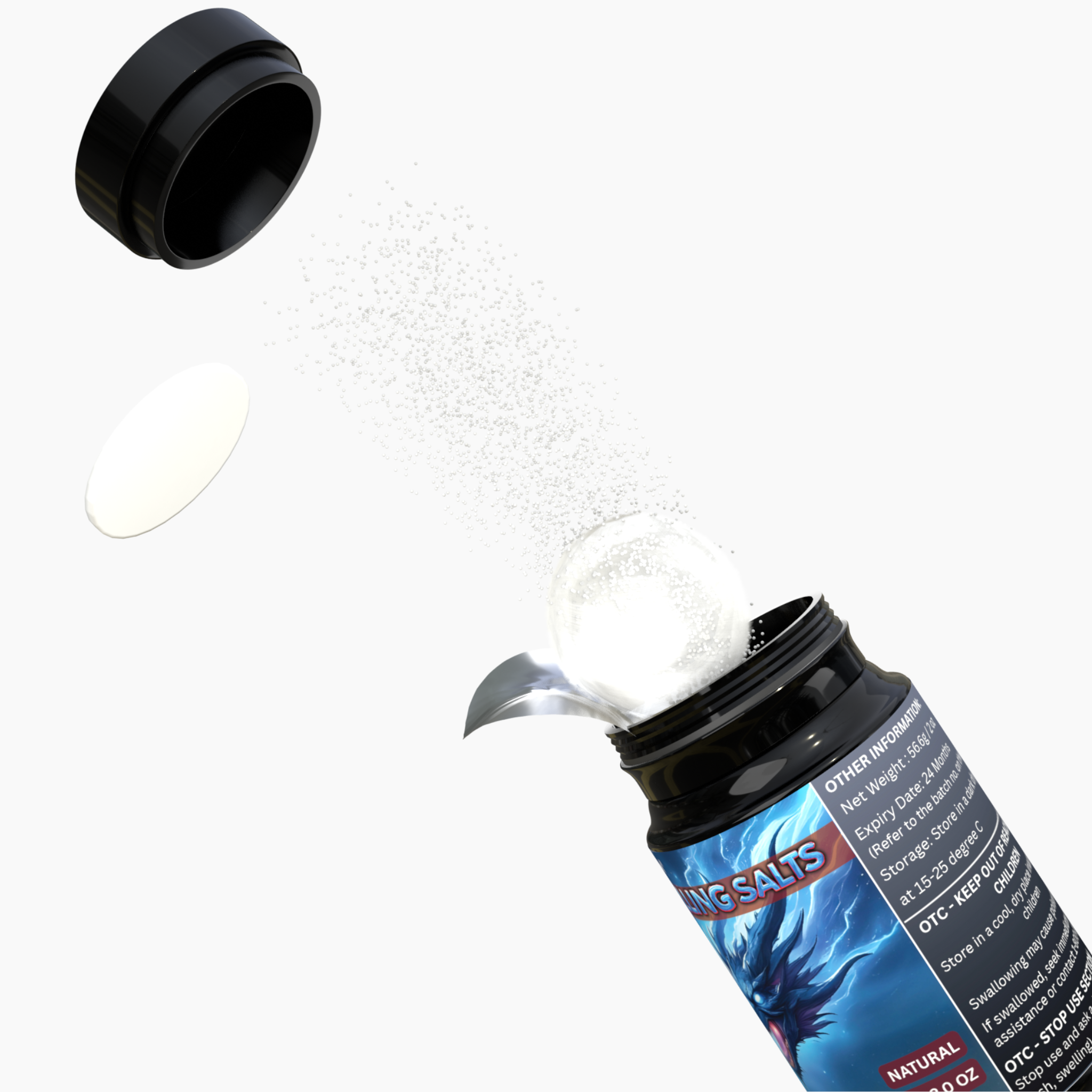 VitalXpark Smelling Salts – Natural (2.0 oz)