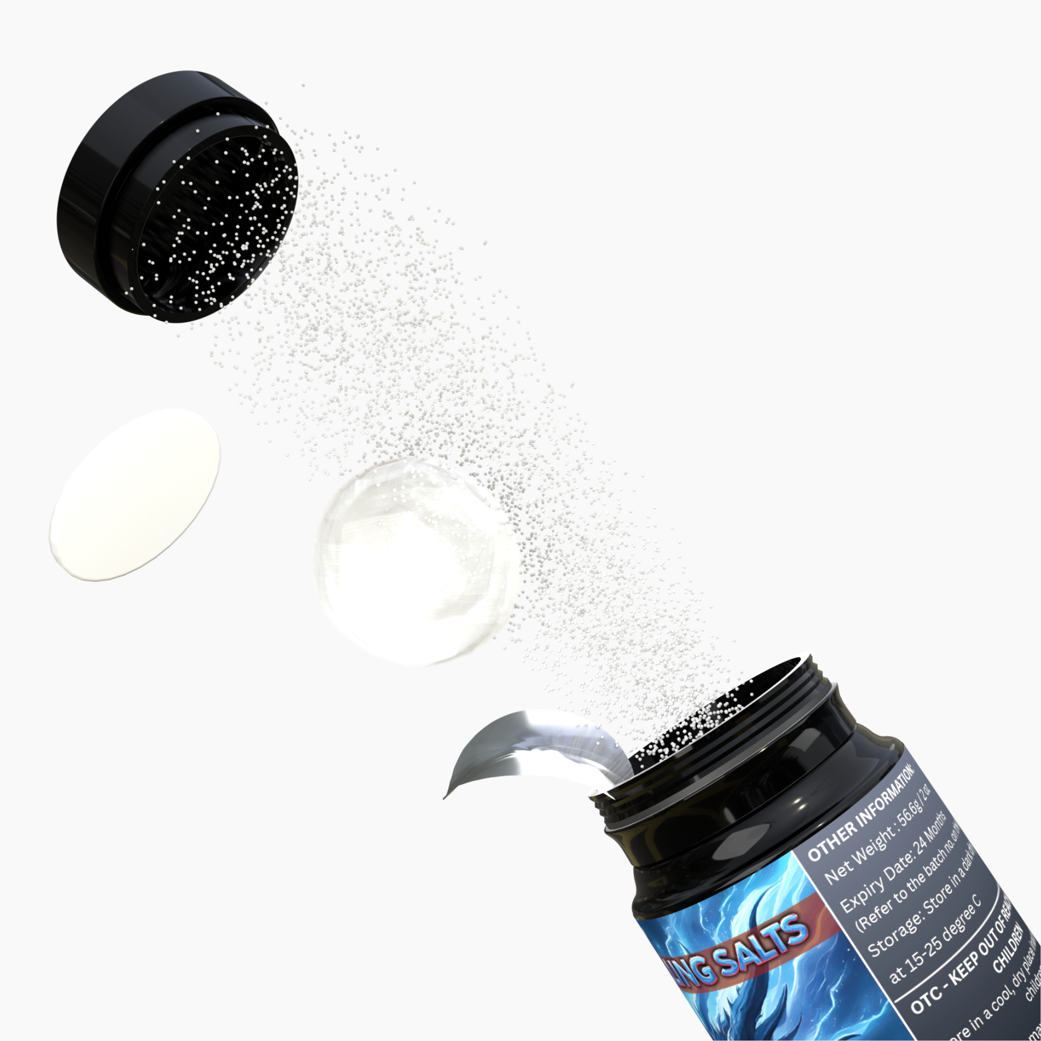 Smelling salts for weightlifting, hockey and combat sports