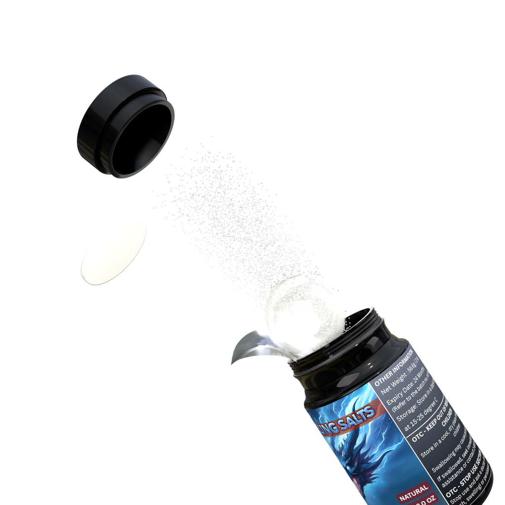 Smelling Salts Ammonia Inhalant Salts Strong Wake Up Long Lasting Enhanced Pre-Activated Potent Smelling Salt for Athletes in Hockey, Weightlifting and Powerlifting 2 OZ