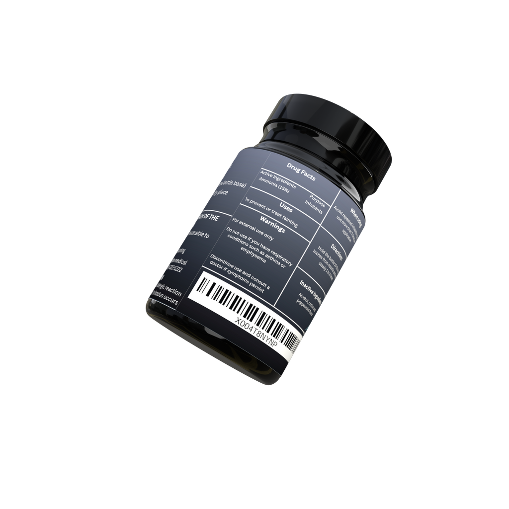 Smelling Salts Ammonia Inhalant Salts Strong Wake Up Long Lasting Enhanced Pre-Activated Potent Smelling Salt for Athletes in Hockey, Weightlifting and Powerlifting 2 OZ