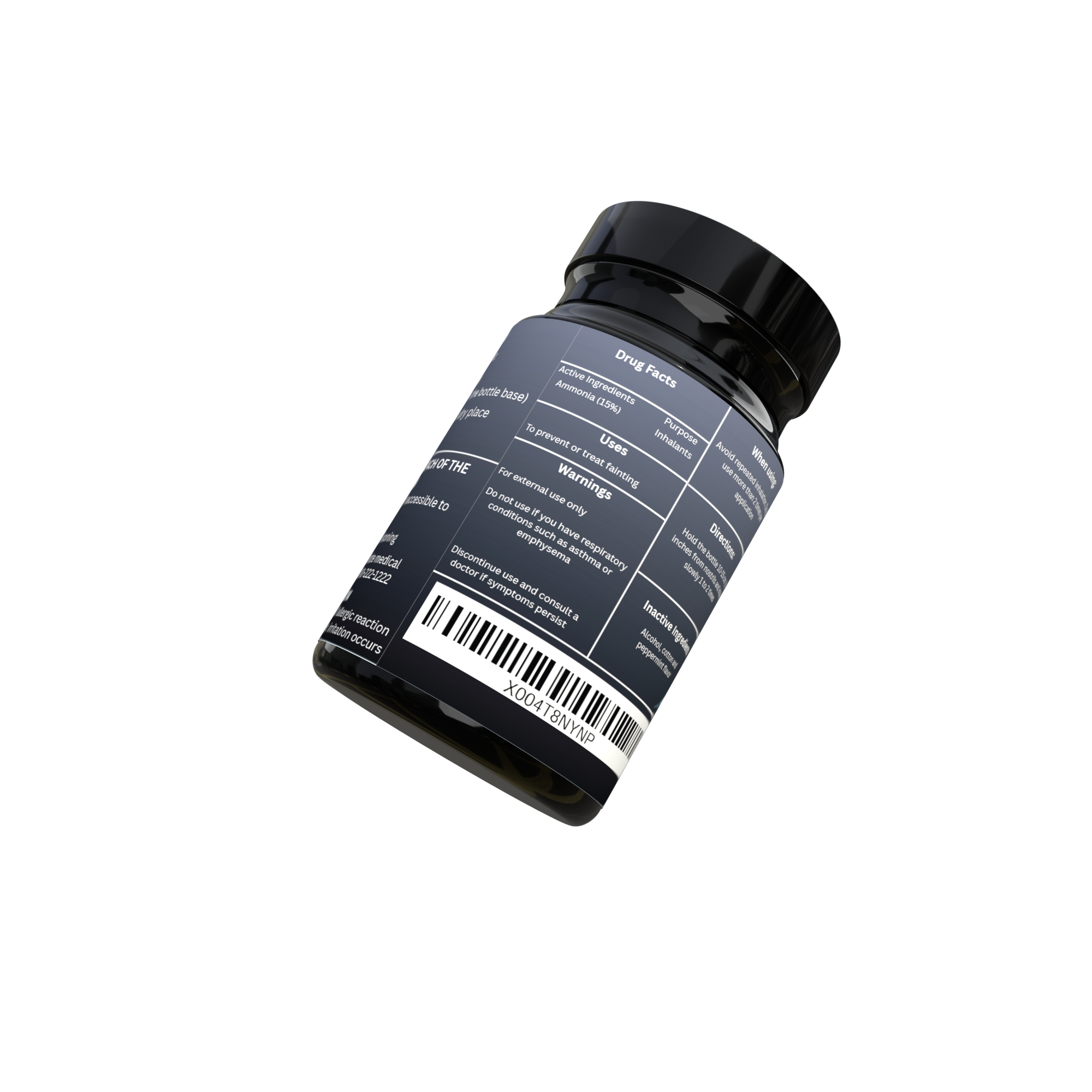 Smelling Salts Ammonia Inhalant Salts Strong Wake Up Long Lasting Enhanced Pre-Activated Potent Smelling Salt for Athletes in Hockey, Weightlifting and Powerlifting 2 OZ